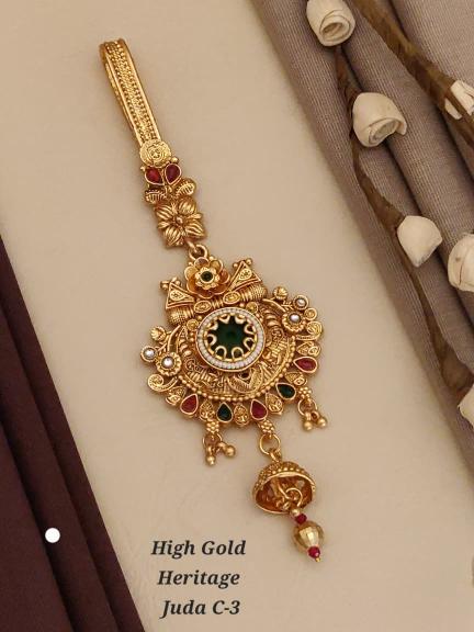 Highr gold heritage juda c 3 Fashion artificial jewellery wholesalers in Kolkata